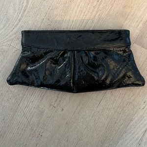 Patent leather Lauren merkin clutch